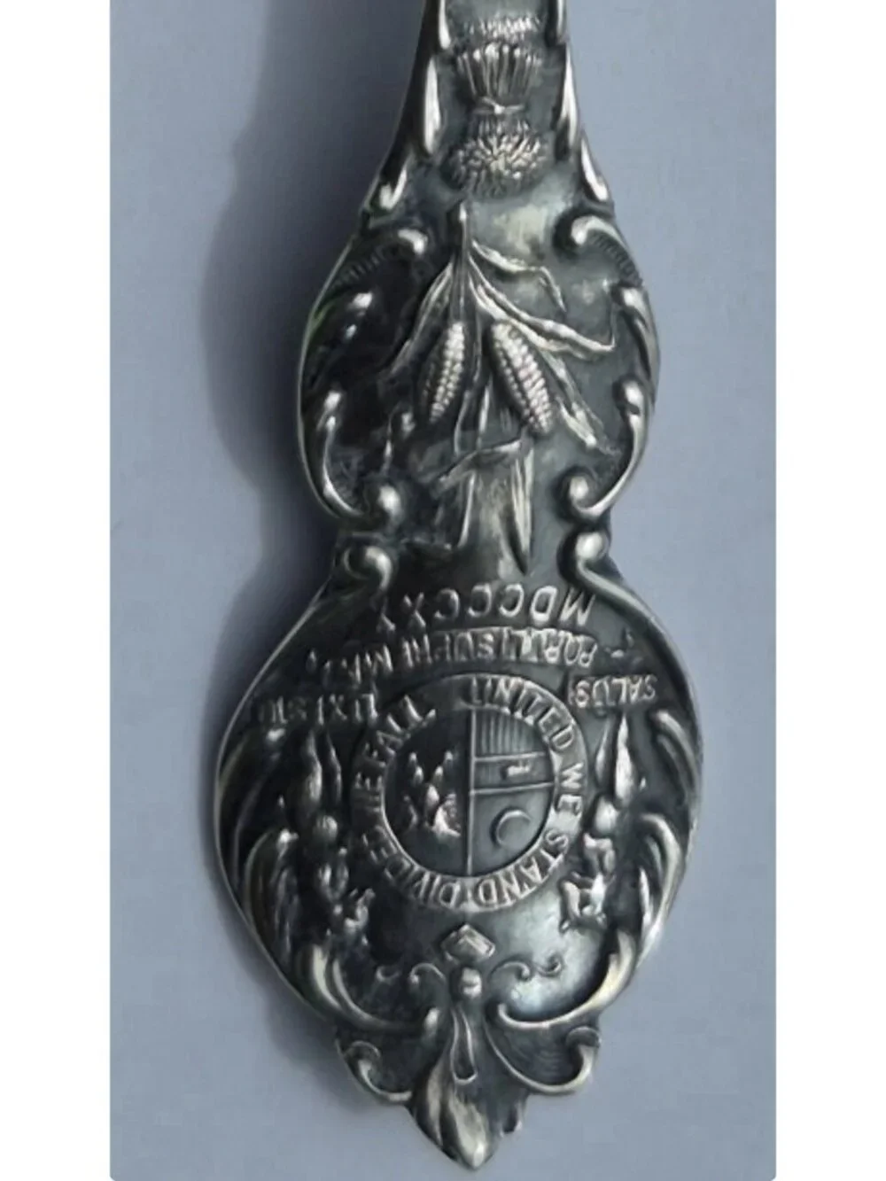 Vintage Sterling Silver Kansas City MO Convention Hall Souvenir Spoon